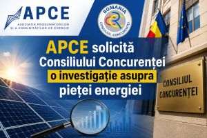 Asociatia Prosumatorilor APCE solicită Consiliului Concurenţei o investigaţie asupra pieţei energiei